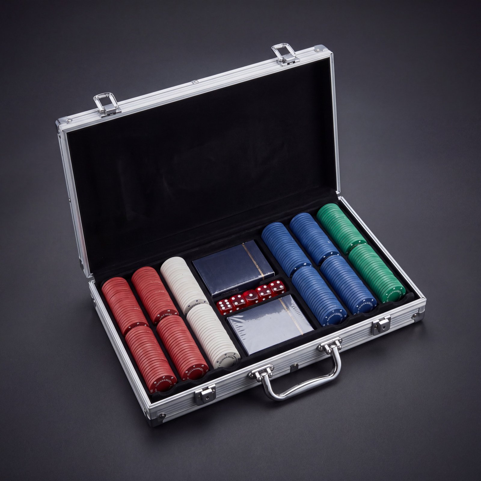 500-Piece Clay Poker Chip Set