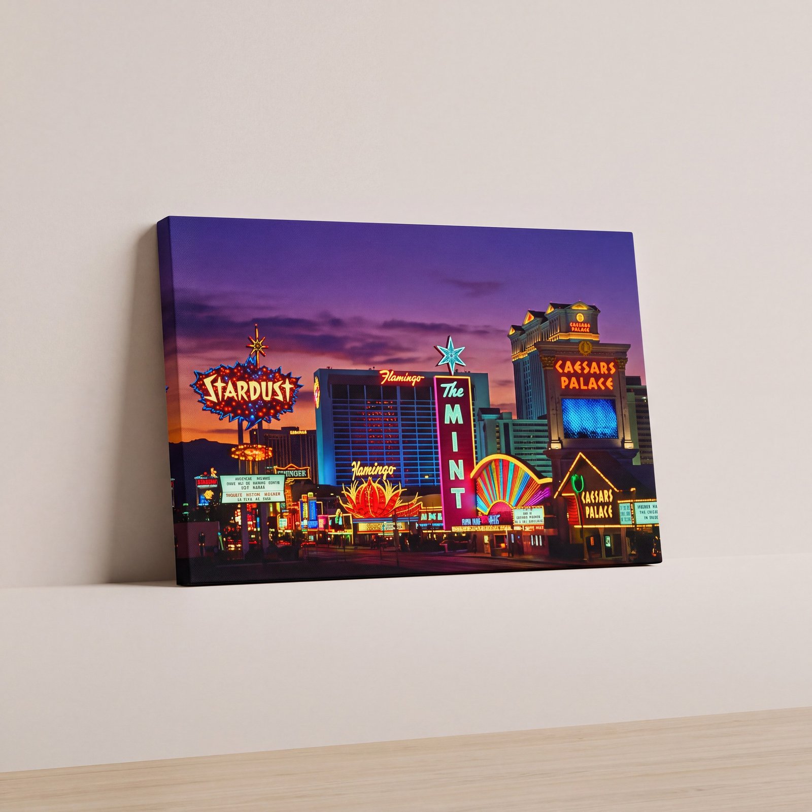 Las Vegas Skyline Canvas Print