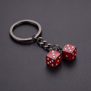 Lucky Dice Keychain